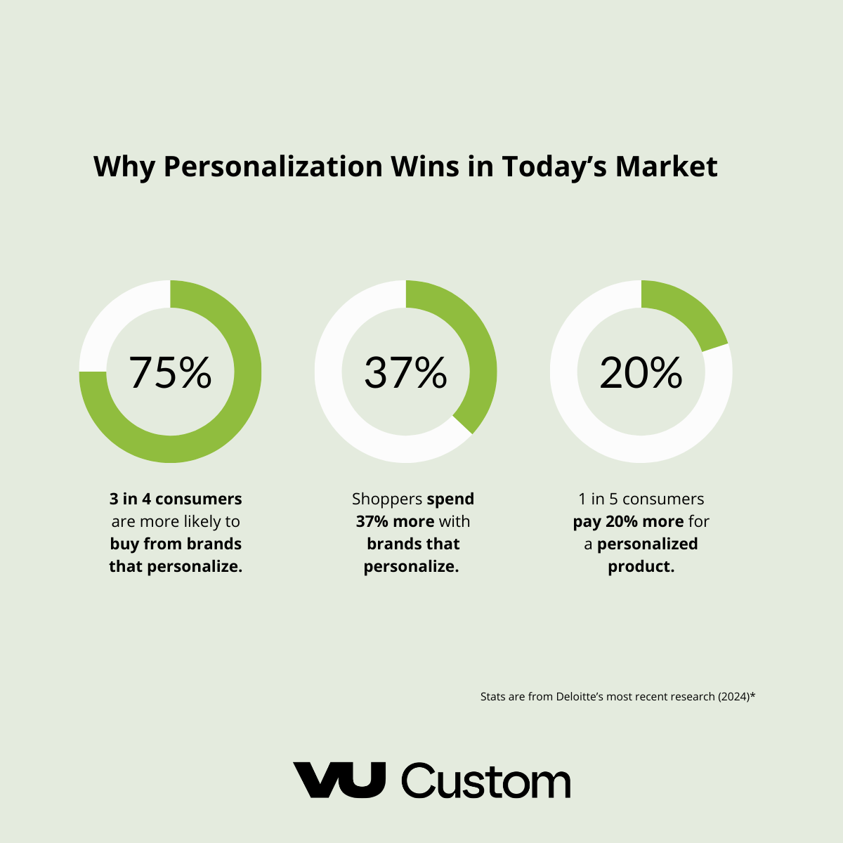 website Customization stats